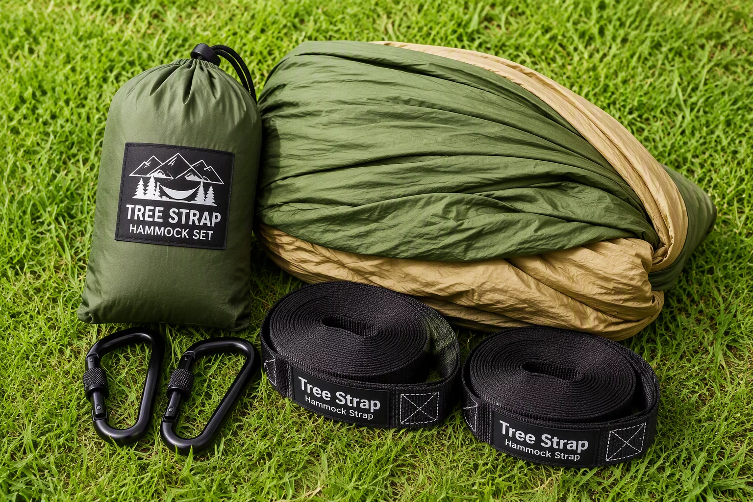 Tree Strap Hammock Set